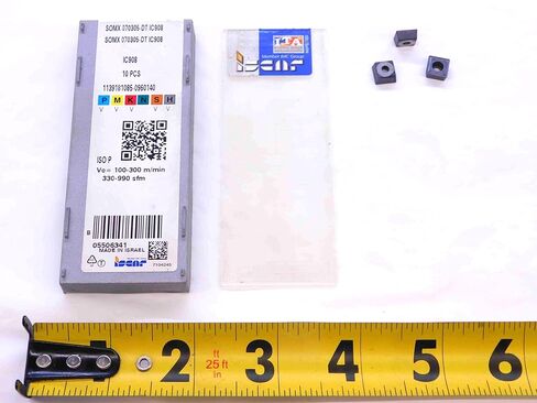 3pcs New ISCAR SOMX 070305-DT IC908 TiAlN Coated Carbide Drilling Inserts - NS0296BL5 in Saudi Arabia