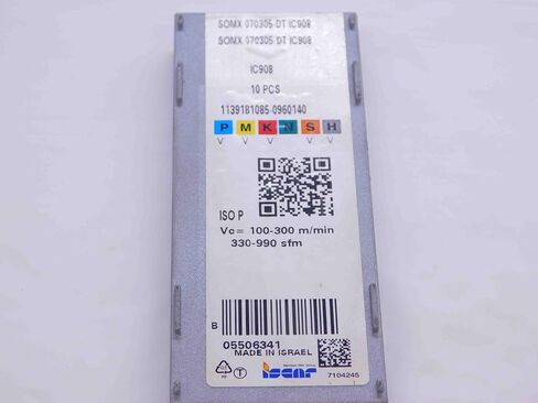 3pcs New ISCAR SOMX 070305-DT IC908 TiAlN Coated Carbide Drilling Inserts - NS0296BL5 in Saudi Arabia