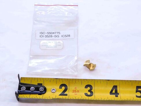 1pc New ISCAR IDI 0528-SG IC528 TiN Carbide Drill TIP Insert CHAMDRILL .528" - NS2410BM5 in Saudi Arabia