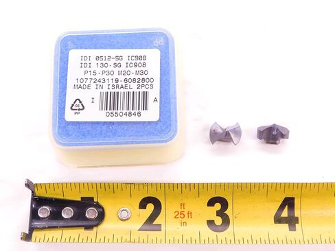 2 قطعة جديد ISCAR IDI 0512-SG IC908 TiAlN كربيد استبدال الحفر تلميح إدراج-EA1235BM5 in Saudi Arabia