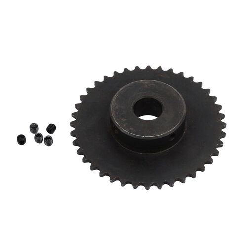 ترس محرك فولاذي شديد التحمل 1 قطعة 04C سلسلة تروس فولاذية 40 أسنان عجلة ضرس صناعية مع تجويف سلك علوي 8 مم 10 مم 12 مم 14 مم 15 مم 16 مم 17 مم 18 مم 19 مم (12 مم) in Kuwait