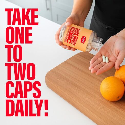 BUBS Naturals - BUBS يعزز فيتامين C مع البيوفلافونويد: مضادات الأكسدة ودعم المناعة | فيتامين لأنماط الحياة النشطة وإنتاج الكولاجين (90 قطعة) in Kuwait