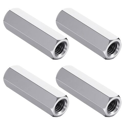 4 قطعة M8 اقتران الجوز M8 X 1.25-الملعب 40 مللي متر طول متري عرافة قضيب اقتران المكسرات in Kuwait