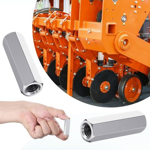 4 قطعة M8 اقتران الجوز M8 X 1.25-الملعب 40 مللي متر طول متري عرافة قضيب اقتران المكسرات in Kuwait