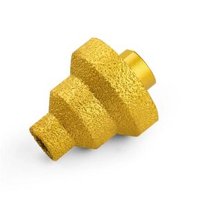 بت ثلاث خطوات مخرطة الماس الشطب التشذيب أداة زاوية طاحونة سيراميك ثقب الحجر مثقاب الخشب (M10) in Kuwait