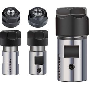 مخرطة تشاك ER11 ER16 ER20 كوليت تشاك رمح مخرطة المغزل تمديد قضيب 4 مللي متر-16 مللي متر 1 قطعة (الحجم: C20-ER16A-32L-6MM) in Kuwait