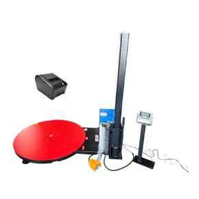 SellEton SL-7100-W60 Turntable Pallet Wrapping Machine, Industrial Wrapper Palllet with Built-in Scale & Thermal Printer 3500 lb Capacity in Kuwait