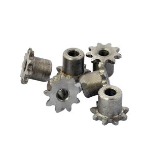 الصلب الثقيلة المحرك ترس ترس 1 قطعة 04C 9T-24T عجلة ضرس سلسلة الصناعية والعتاد الملعب 6.35 مللي متر مناسبة للأسطوانة (10 أسنان) in Kuwait