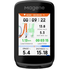 كمبيوتر الدراجة Magene C606 Pro GPS - شاشة لمس عاكسة مقاس 2.8 بوصة، بطارية 25 ساعة، ملاحة الخرائط، Climb Pro، شرائح حية، كمبيوتر ANT+/Bluetooth لركوب الدراجات in Kuwait