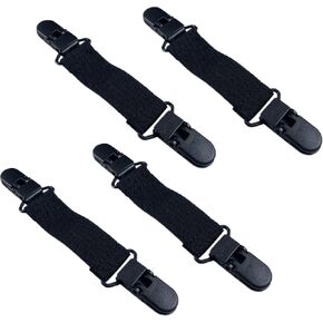 4 قطع من أحزمة الحذاء القابلة للتعديل - حذاء رعاة البقر ومشابك أرجل البنطلون، أشرطة ركاب للجنسين لركوب الدراجات النارية والملابس اليومية in Kuwait