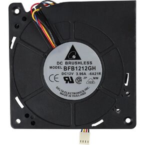 BFB1212GH مروحة تبريد 120 × 120 × 32 مم 12 فولت 3.96 أمبير 5000 دورة في الدقيقة 66CFM 4 أسلاك، BFB1212GH-6A21R 12 سم 12032 مروحة تبريد in Kuwait