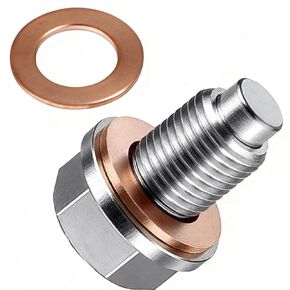 M14x1.5 قابس تصريف الزيت المغناطيسي - 3DSKY من الفولاذ المقاوم للصدأ الصرف الجوز مع غسالة سحق النحاس ، استبدال مضاد للتسرب متوافق مع هوندا أكورد ، CRV ، CIVIC ، FORD ، GM ، HYUNDAI ، KIA in Kuwait