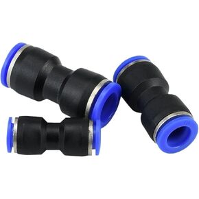 Pneumatic Connector Straight Butt PU Air Pipe Quick PU-4 6 8 10 12 High Pressure Plastic 1Pcs(Pu14(blue)) in Kuwait