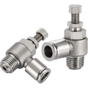 304 Stainless Steel One-Way Regulating Valve Flow Limiting Sl Large Speed Pneumatic Quick 1Pcs(SL12-02) in Kuwait