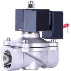 1 "صمام الملف اللولبي من الفولاذ المقاوم للصدأ غير القابل للتدفئة عادة 12 فولت 220 فولت 24 فولت 110 فولت 240 فولت صمام الملف اللولبي ذو الضغط الصفري (NPT_12VDC) in Kuwait