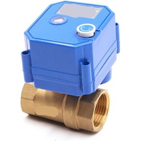 1 "صمام كروي نحاسي 2-Way 2/3-wire المحرك مع مفتاح يدوي AC220V DC24V DC12V ADC9-24V(ADC9-24V_CR01) in Kuwait