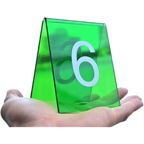 Table numbers, Table Numbers Acrylic Pack Of 10 Green 3.1x2.4x3.5 Inches(Grün,41-50) in Kuwait