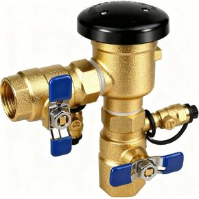 مجموعة قواطع ضغط 1 بوصة 720 أمبير مطورة، صمام منع التدفق الخلفي النحاسي عالي التحمل 400 رطل لكل بوصة لأنظمة الري ورشاشات العشب وخطوط المياه الخارجية، يمنع التدفق الخلفي in Kuwait