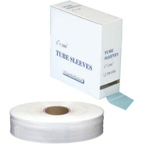 غطاء للأكمام على شكل أنبوب الهواء والماء للأسنان من البلاستيك الشفاف لحماية الحاجز وأكمام لفة بقطر 2 بوصة بطول 1200 قدم in Kuwait