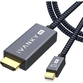 IVANKY 4K Mini DisplayPort to HDMI Cable 6FT, 4K@30Hz Thunderbolt to HDMI in Kuwait