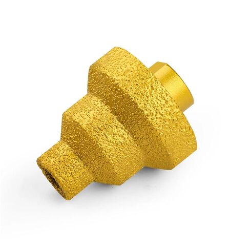 بت ثلاث خطوات مخرطة الماس الشطب التشذيب أداة زاوية طاحونة سيراميك ثقب الحجر مثقاب الخشب (M10) in Kuwait