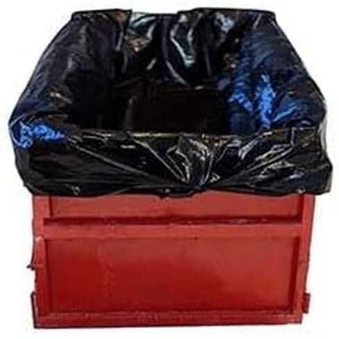 — Commercial Dumpster Liner (20 yd x 6 MIL), Heavy Duty Polyethylene Dumpster Bag, Puncture Resistant Waste Management Liner, Disposable Dumpster Bag for Trash Containers in Saudi Arabia