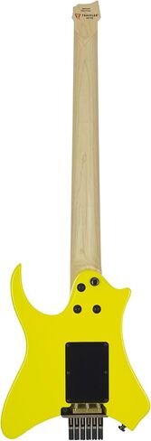 Vaibrant 88 Deluxe Headless (Electric Yellow) Electric Travel Guitar w/Deluxe Gig Bag in Saudi Arabia