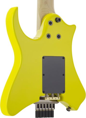 Vaibrant 88 Deluxe Headless (Electric Yellow) Electric Travel Guitar w/Deluxe Gig Bag in Saudi Arabia