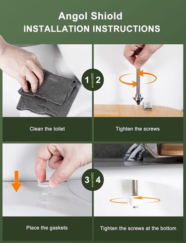 مقعد مرحاض دائري من الخيزران بمفصلات من سبائك الزنك، سهل التركيب وسهل التنظيف أيضًا، من الخيزران الطبيعي، خفيف، 16.5 بوصة in Kuwait