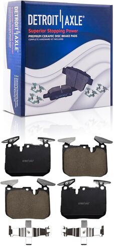 Detroit Axle - Brake Pads for 10-17 Chevrolet Equinox GMC Terrain 2010 2011 2012 2013 2014 2015 2016 2017, 4 Front & Rear Ceramic Brake Pads Replacement in Saudi Arabia