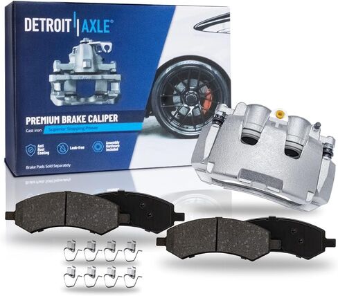 Detroit Axle - Brake Pads for 10-17 Chevrolet Equinox GMC Terrain 2010 2011 2012 2013 2014 2015 2016 2017, 4 Front & Rear Ceramic Brake Pads Replacement in Saudi Arabia
