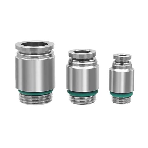 304 Stainless Steel Pneumatic Push-In Fitting POC-G, Internal Hex Quick Connector for Air and Gas Pipe Systems(POC8-G03,10 PCS) in Saudi Arabia