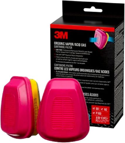3M Replacement Cartridges for Multi-purpose Respirator, 60923H1-DC, 1-Pair in Kuwait