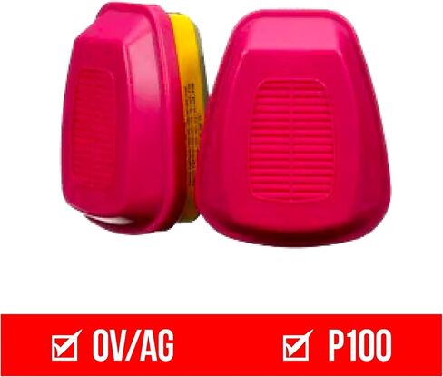 3M Replacement Cartridges for Multi-purpose Respirator, 60923H1-DC, 1-Pair in Kuwait
