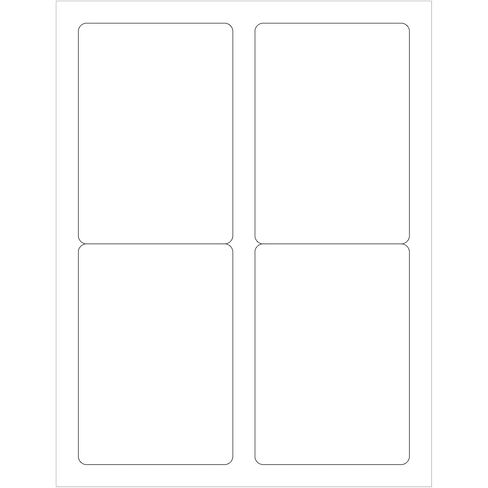 Tape Logic Aviditi Tape Logic 3 1/2" x 5" White Shipping Address Labels, for Laser & Inkjet Printers, Permanent Adhesive, 8 1/2" x 11" Sheet, 4 Labels Per Sheet, 100 Sheets in Saudi Arabia