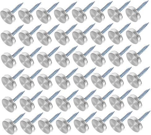 Mirror Screws Set Decorative Cover Nails Screw Caps Stainless Steel for Advertising Panels in Saudi Arabia