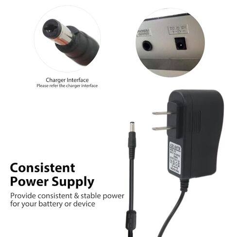 1x Universal 8.4 Ft 12V Power Adapter Power Supply for Yamaha PA5D PA-6 PA6 PA150 PA5C PA-5C Adapter for Yamaha PSR-500 PSR-510 PSR-550, Black by YTXXDEUS in Saudi Arabia