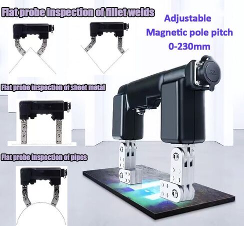 Magnetic Particle Testers Detector Mag Particle Testing Equipment AC Magnetic Yoke Flaw Detector AC110V 50/60Hz for Magnetic Particle Inspection of Surface and Near Surface Defects in Saudi Arabia