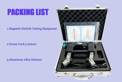 Magnetic Particle Testers Detector Mag Particle Testing Equipment AC Magnetic Yoke Flaw Detector AC110V 50/60Hz for Magnetic Particle Inspection of Surface and Near Surface Defects in Saudi Arabia