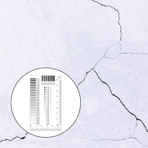 بطاقة قياس العيوب متعددة الأغراض المكونة من 4 قطع هي مجموعة تحكم في صناعة التصميم لا يمكن تشويهها في مقياس التباين لفحص العمل الميداني in Kuwait