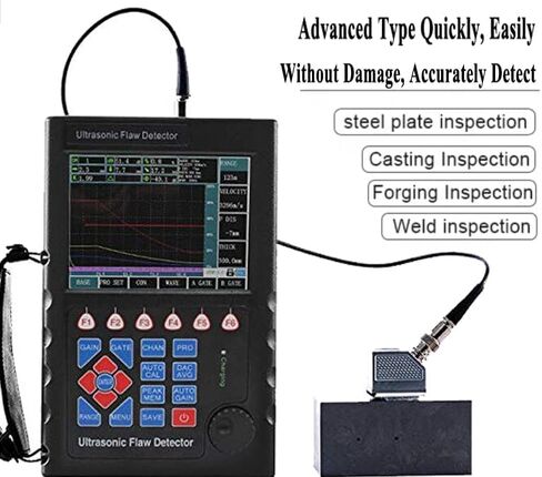Ultrasonic Flaw Detector Weld Testing Equipment Flaw Detection Tools with Dynamic Range ≥32dB Frequency Range 0.2-20MHz Material Velocity 1000-15000m/s Data Storage 500 Channels IP65 Standard in Saudi Arabia