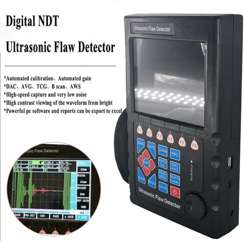 Ultrasonic Flaw Detector Weld Testing Equipment Flaw Detection Tools with Dynamic Range ≥32dB Frequency Range 0.2-20MHz Material Velocity 1000-15000m/s Data Storage 500 Channels IP65 Standard in Saudi Arabia