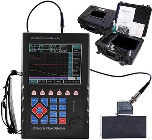 Ultrasonic Flaw Detector Weld Testing Equipment Flaw Detection Tools with Dynamic Range ≥32dB Frequency Range 0.2-20MHz Material Velocity 1000-15000m/s Data Storage 500 Channels IP65 Standard in Saudi Arabia