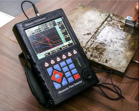 Ultrasonic Flaw Detector Weld Testing Equipment Flaw Detection Tools with Dynamic Range ≥32dB Frequency Range 0.2-20MHz Material Velocity 1000-15000m/s Data Storage 500 Channels IP65 Standard in Saudi Arabia