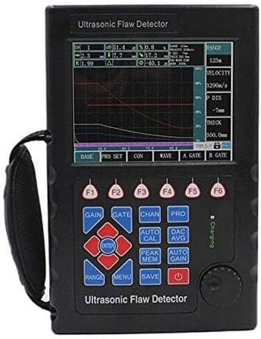 Ultrasonic Flaw Detector Weld Testing Equipment Flaw Detection Tools with Dynamic Range ≥32dB Frequency Range 0.2-20MHz Material Velocity 1000-15000m/s Data Storage 500 Channels IP65 Standard in Saudi Arabia