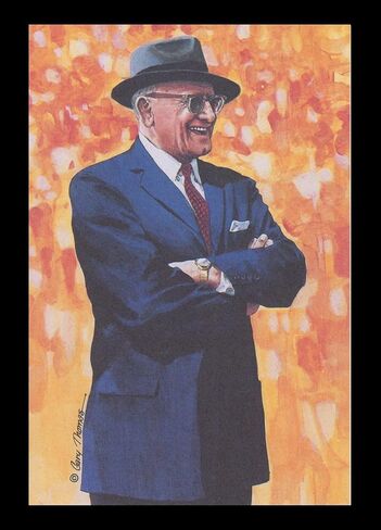 سلسلة George Halas Series One Goal Line Art متوافقة مع البطاقة المتوافقة مع Chicago Bears in Saudi Arabia