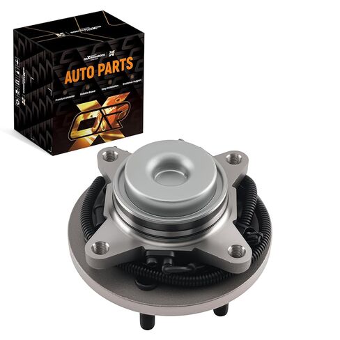 MaxPeedingRods 515169 مجموعة محمل العجلات الأمامية لفورد F150 2015 2015 2017 6 براغي العروة مع ABS استبدال# BR931007 ، HA590594 2PCS in Kuwait