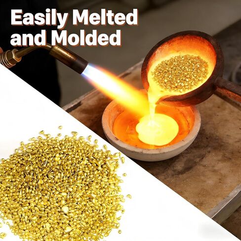 1lb سبائك النحاس سبائك النحاس لمستلزمات صب المجوهرات، مثالية للمجوهرات الذهبية DIY والخواتم والقلائد والمعادن النحاسية (1، رطل) in Saudi Arabia
