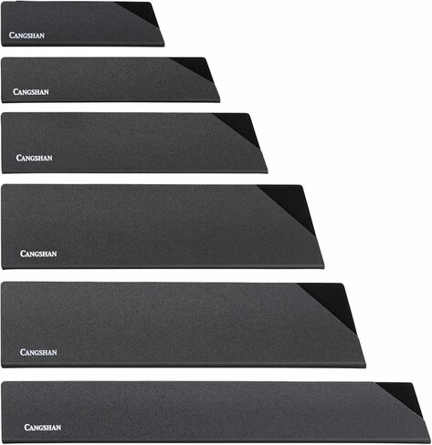 Cangshan 6-Piece Knife Edge Guard Set, 503633, Black in Saudi Arabia