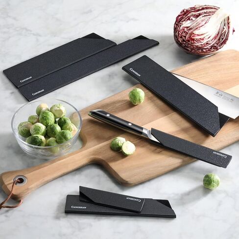 Cangshan 6-Piece Knife Edge Guard Set, 503633, Black in Saudi Arabia